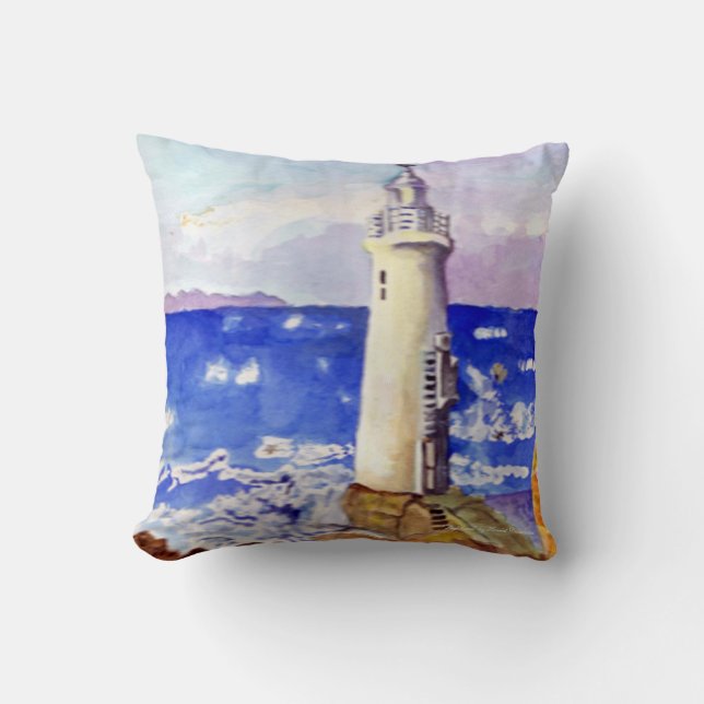 FANTASTIC BEACHOUSE THROW PILLOWS - H DAVIDSOHN (Front)