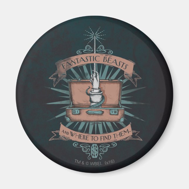 FANTASTIC BEASTS AND WHERE TO FIND THEM™ Briefcase Magnet (Front)