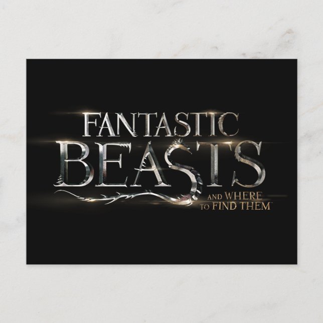 FANTASTIC BEASTS AND WHERE TO FIND THEM™ Logo Postcard (Front)