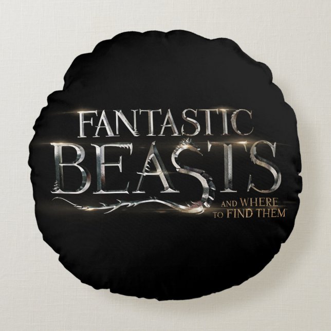 FANTASTIC BEASTS AND WHERE TO FIND THEM™ Logo Round Cushion (Front)