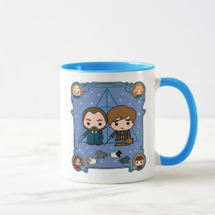 Fantastic Beasts   Dumbledore & Newt Cartoon Mug