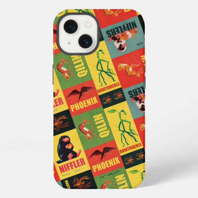 Fantastic Beasts Vintage Pattern iPhone Case (Back)
