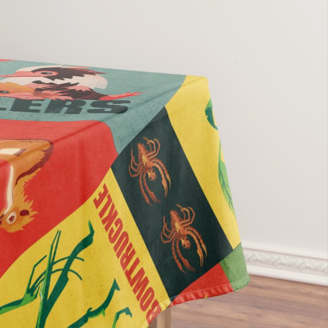 Fantastic Beasts Vintage Pattern Tablecloth (In Situ)