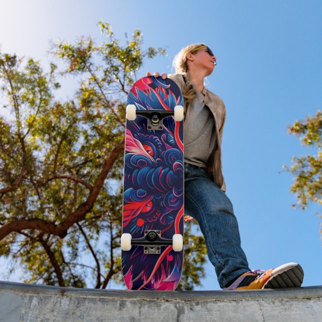 Fantastic Blossom Fury Dragon Skateboard (Outdoor 1)