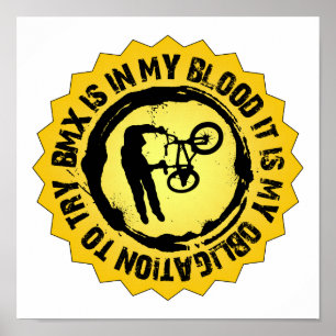 Fantastic BMX Seal Poster