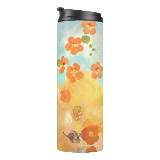 Fantastic California Orange Poppies Fields Thermal Tumbler (Rotated Right)