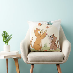 Fantastic Cats World designer cushion