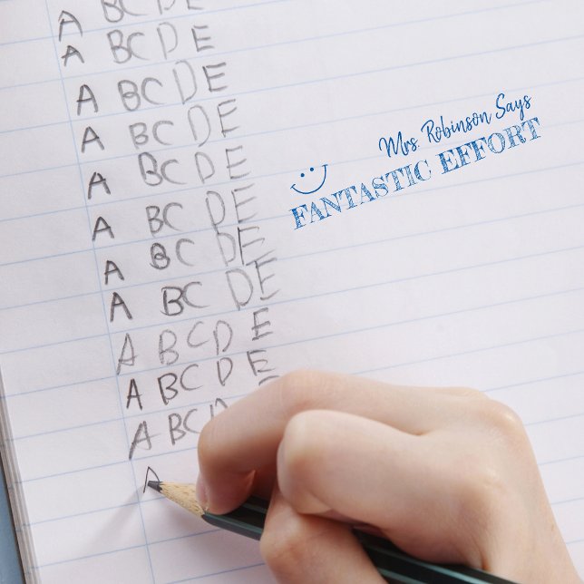 Fantastic Effort | Personalised Teachers Self-inking Stamp (Fantastic Effort | Personalized Teachers Self-inking Stamp)