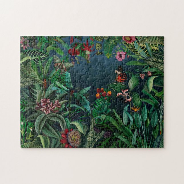 Fantastic Fabulous Midnight Rainforest Jigsaw Puzzle (Horizontal)