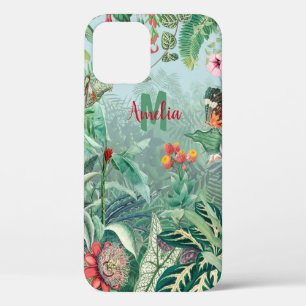 Fantastic Fabulous Tropics Rainforest Monogram iPhone 12 Case