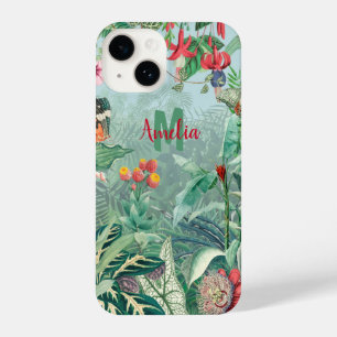 Fantastic Fabulous Tropics Rainforest Monogram iPhone 14 Case