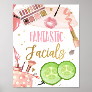 Fantastic Facials Spa Party Makeup Glamour Girl Po Poster