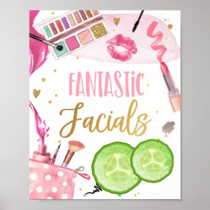 Fantastic Facials Spa Party Makeup Glamour Girl Poster
