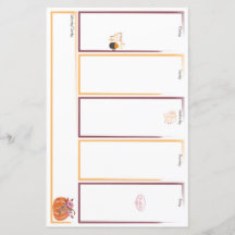 Fantastic Fall Week Viewer Planner Insert