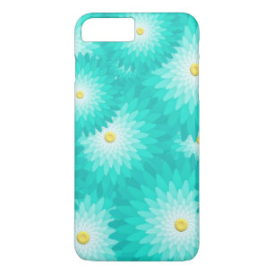 Fantastic Fantasy Flowers-Turquoise iPhone 8 Plus/7 Plus Case