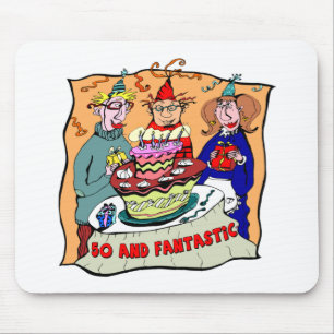 Fantastic Fifty 50th Birthday Gifts Mouse Pad