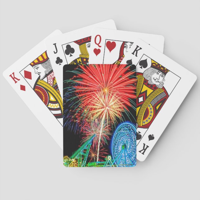 Fantastic Fireworks Playing Cards (Back)