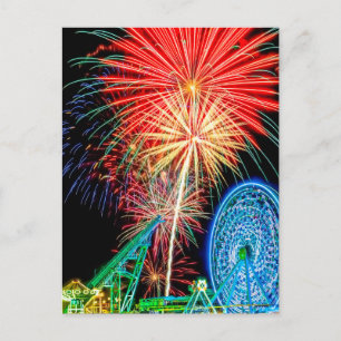 Fantastic Fireworks Postcard