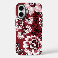 Fantastic Flowers (Maroon) Fine Art