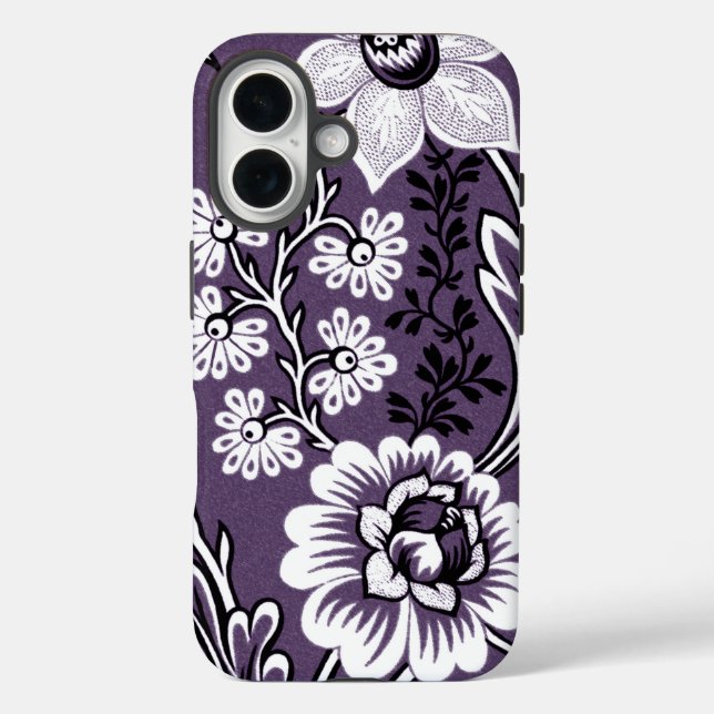 Fantastic Flowers (Plum) Fine Art Case-Mate iPhone Case (Back)