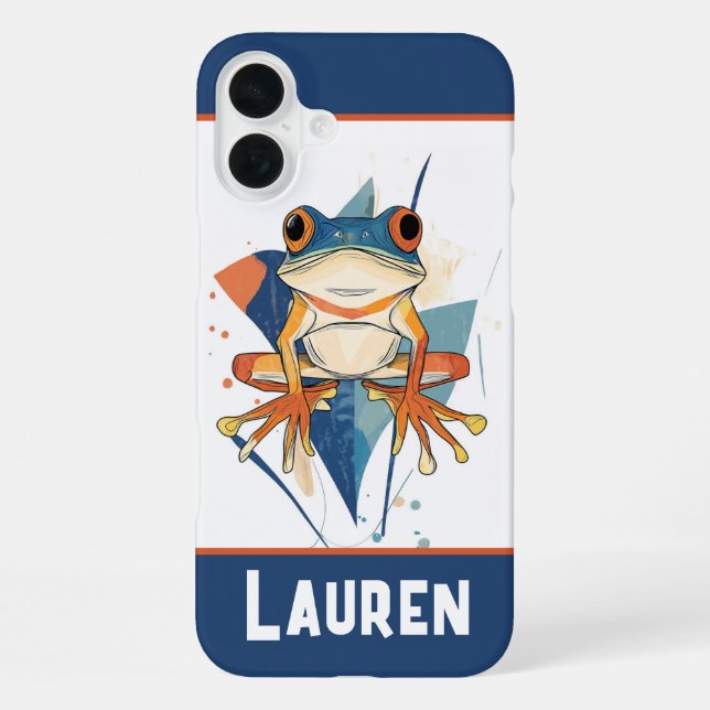 Fantastic Frog Art iPhone Case (Back)