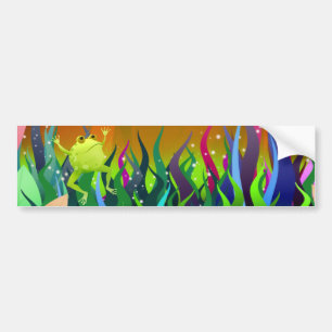Fantastic Frog bumper sticker