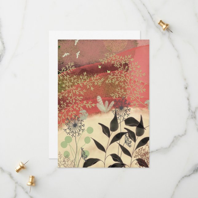 Fantastic landscape save the date (Front/Back In Situ)