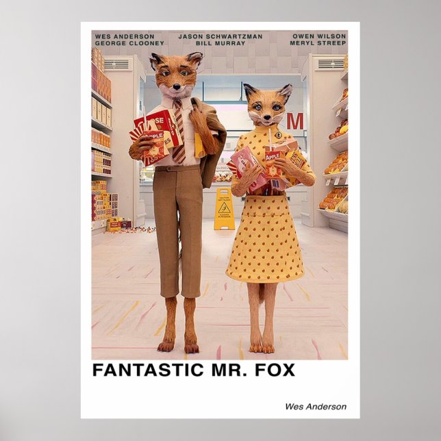 Fantastic Mr Fox Poster (Front)