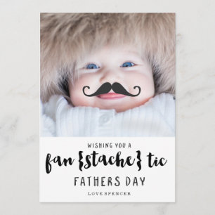 FANTASTIC MUSTACHE FATHERS DAY CARD