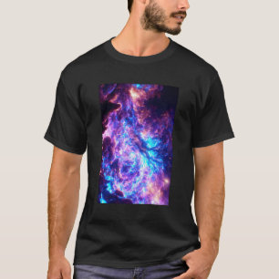 Fantastic Nebula Abstract Space Art 15 -Blue And P T-Shirt