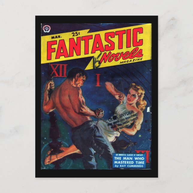 Fantastic Novels - 1950.37_Pulp Art Postcard (Front)