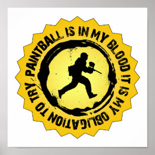 Fantastic Paintball Seal Poster