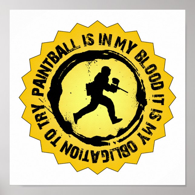 Fantastic Paintball Seal Poster (Front)