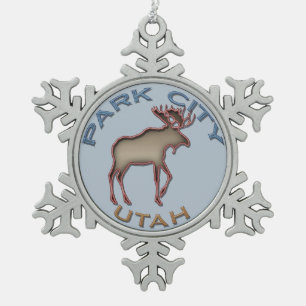 Fantastic Park City Snowflake Ornament