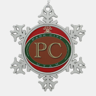 Fantastic Park City Snowflake Ornament