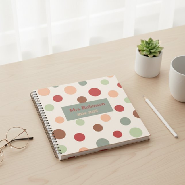 Fantastic personalized retro teacher diary  notebook (Creator Uploaded)