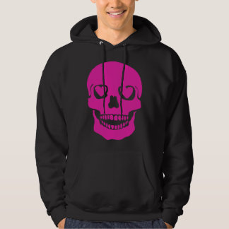 Fantastic Pink Skull Heart Eyes Hoodie