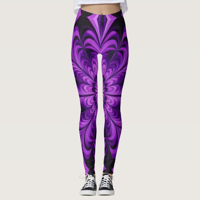 Fantastic Purple  Leggings (Front)