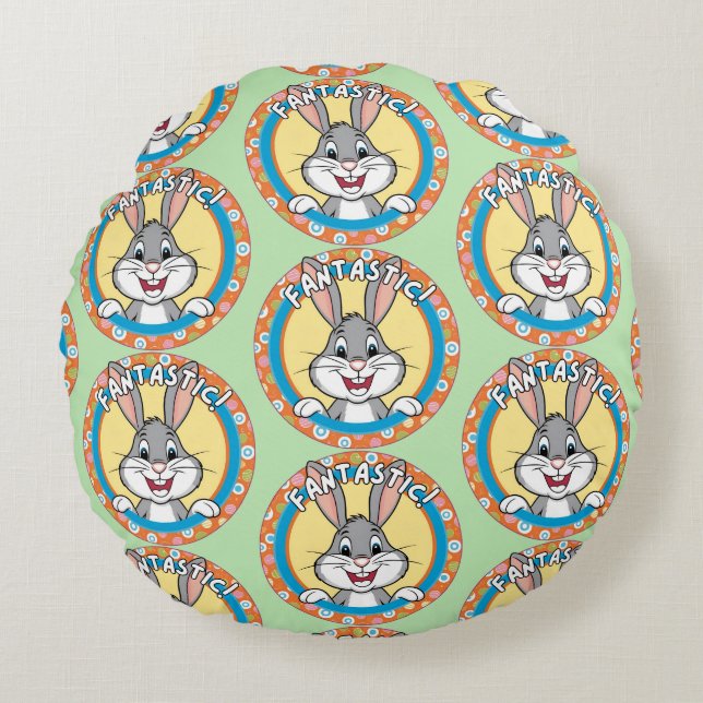 Fantastic, Rabbit  Round Cushion (Front)