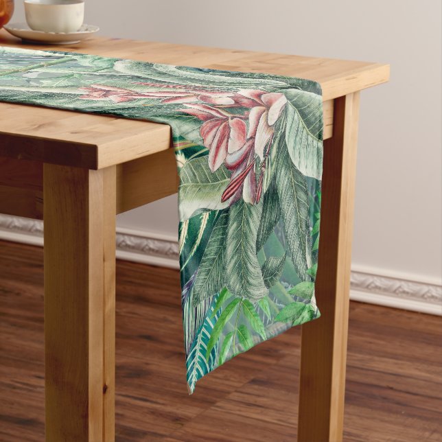 Fantastic Rainforest Paradise Short Table Runner (In Situ)