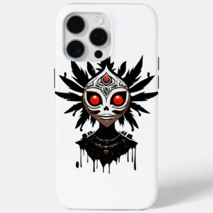 👹 Fantastic Tribal Mask🎭 iPhone 15 Pro Max Case