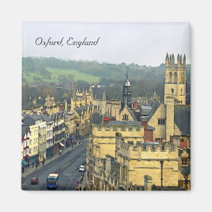 Fantastic View, Oxford, England, High Street #3 Magnet