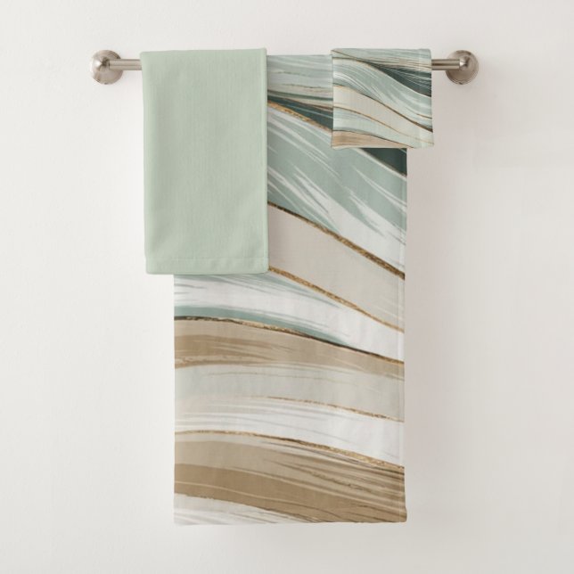 Fantastic Waves Bath Towel Set (Insitu)
