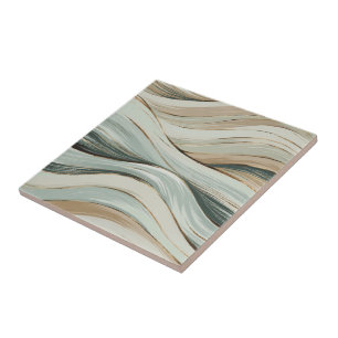 Fantastic Waves Ceramic Tile