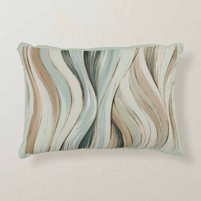 Fantastic Waves  Decorative Cushion (Front)