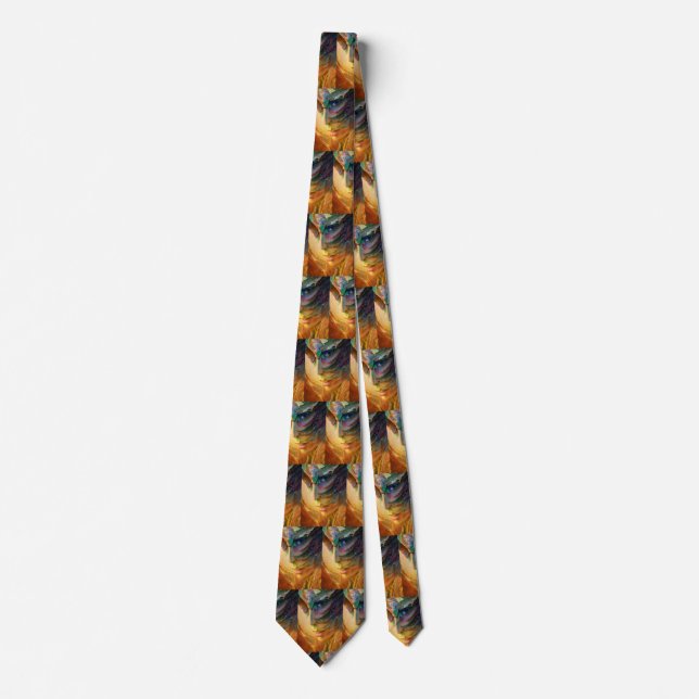 Fantastic woman portrait tie (Front)
