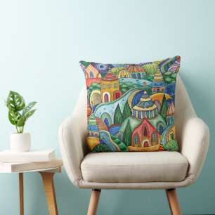 Fantastic World  designer cushion