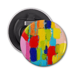 Fantastical Abstract Painting by Kris Taylor Bottle Opener