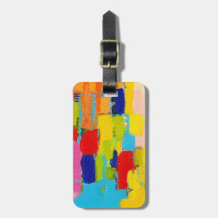 Fantastical Abstract Painting by Kris Taylor Luggage Tag