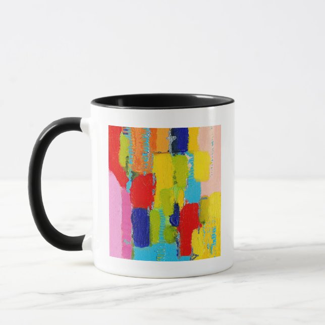Fantastical Abstract Painting by Kris Taylor Mug (Left)